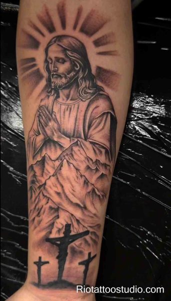 150+ Powerful Christ Tattoos Ideas: Sacred Art for 2026 14 - Rio Tattoo Studio