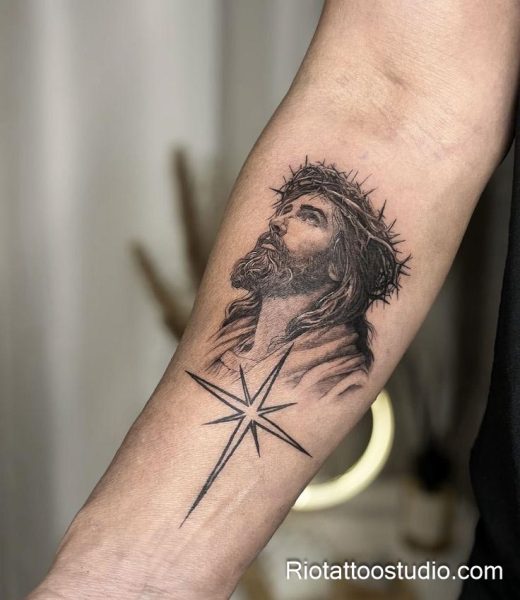 150+ Powerful Christ Tattoos Ideas: Sacred Art for 2026 15 - Rio Tattoo Studio