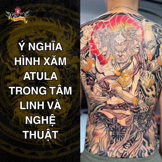 Hình xăm Atula biểu tượng sức mạnh và bảo vệ trong nghệ thuật xăm hình