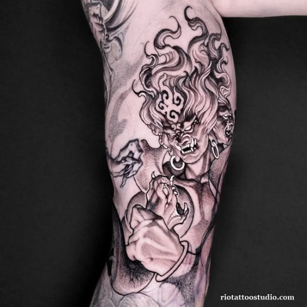 Hình xăm Atula full tay phong cách mạnh mẽ