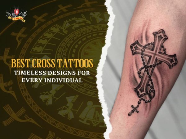 Best Rosary Cross Tattoos – Timeless Faith & Devotion Design for Forearm