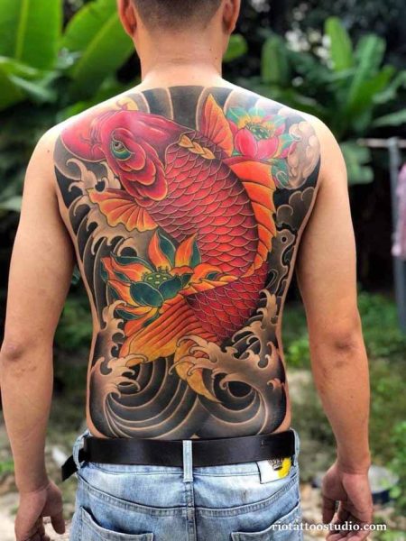 317+ Koi Fish Tattoo Ideas in Japanese Style 5 - Rio Tattoo Studio