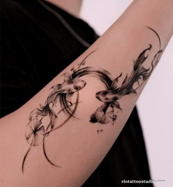 317+ Koi Fish Tattoo Ideas in Japanese Style 15 - Rio Tattoo Studio