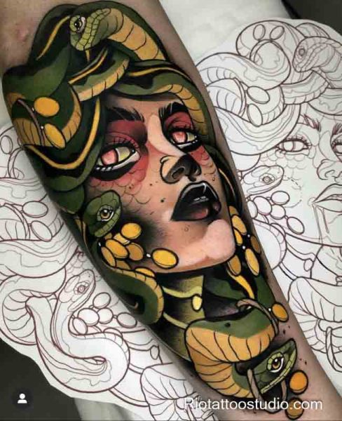 200+ Medusa Tattoo Ideas: Meaning and Artistic Designs 8 - Rio Tattoo Studio