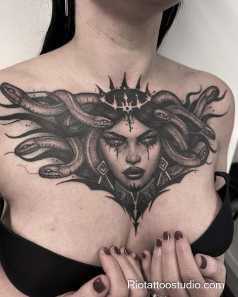 200+ Medusa Tattoo Ideas: Meaning and Artistic Designs 15 - Rio Tattoo Studio