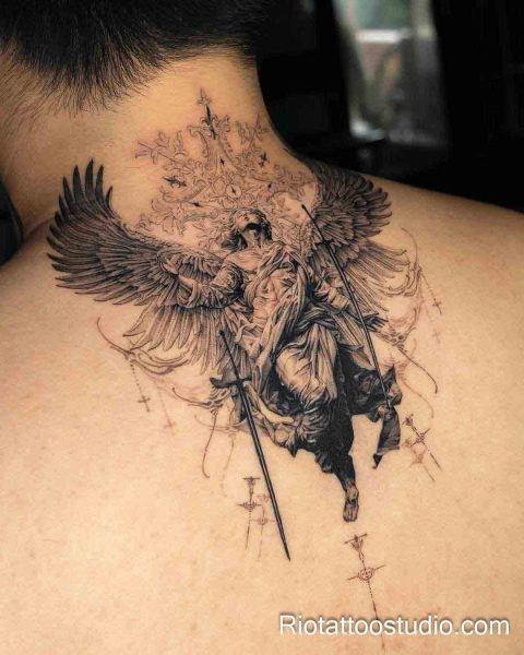 250+ Michael Archangel Tattoo Ideas: Divine Art for 2026 3 - Rio Tattoo Studio