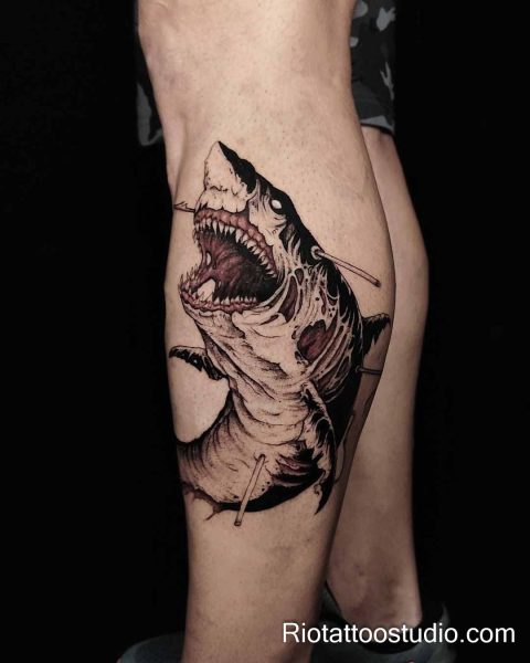 Great White Shark Tattoo: Best Powerful Art for 2026 2 - Rio Tattoo Studio