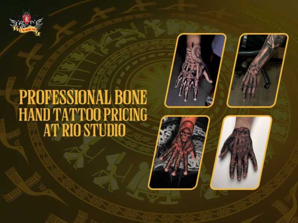 Professional skeleton hand tattoo pricing and designs at Rio Tattoo Studio – realistic and traditional styles