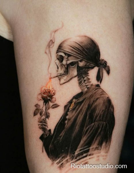 250+ Best Skull Tattoos Ideas: Bold Designs for 2026 12 - Rio Tattoo Studio