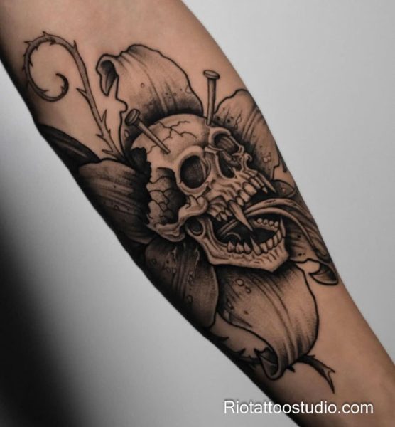250+ Best Skull Tattoos Ideas: Bold Designs for 2026 14 - Rio Tattoo Studio