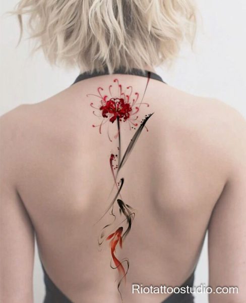 Spine Tattoos for Ladies: Best Unique Back Designs 2026 4 - Rio Tattoo Studio
