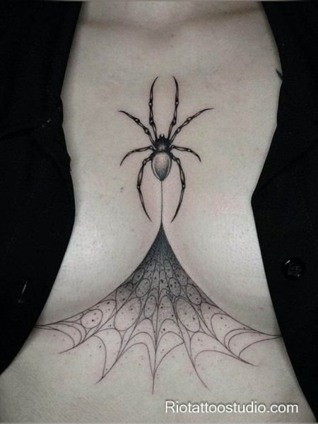 150+ Best Sternum Tattoo Ideas for a Bold and Elegant Look in 2026 17 - Rio Tattoo Studio