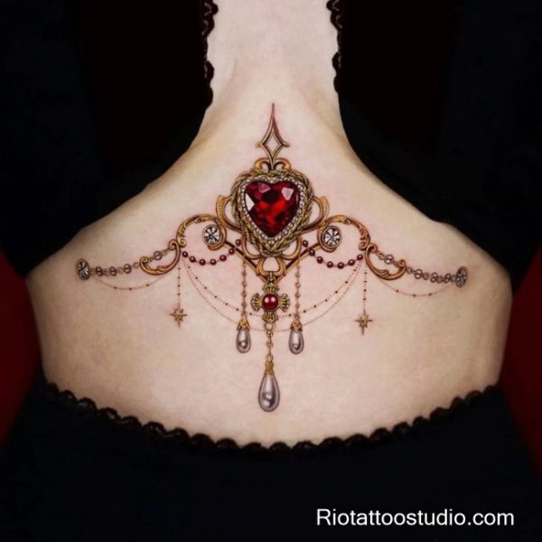 150+ Best Sternum Tattoo Ideas for a Bold and Elegant Look in 2026 11 - Rio Tattoo Studio