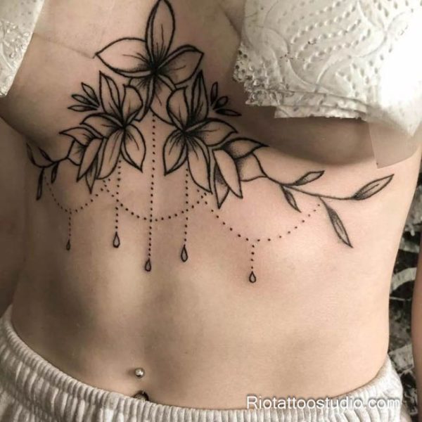 150+ Best Sternum Tattoo Ideas for a Bold and Elegant Look in 2026 14 - Rio Tattoo Studio