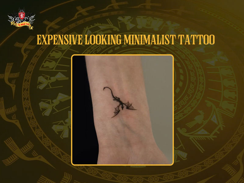 Sophisticated minimalist tattoo with luxury fine-line details, offering cool tattoo ideas for an expensive and chic look at Rio Tattoo Studio.