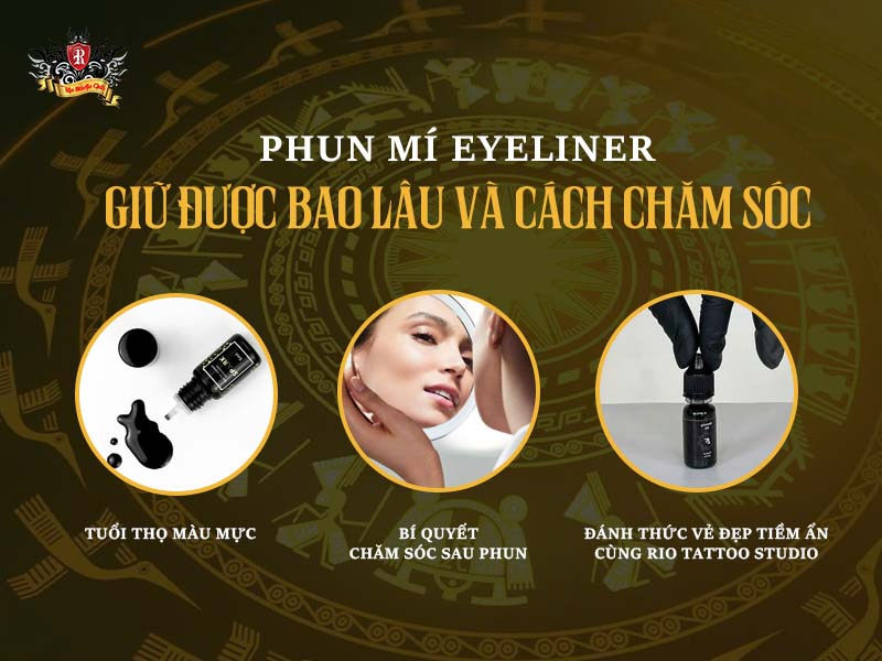 phun mí eyeliner đẹp tự nhiên và hướng dẫn chăm sóc sau phun mí eyeliner