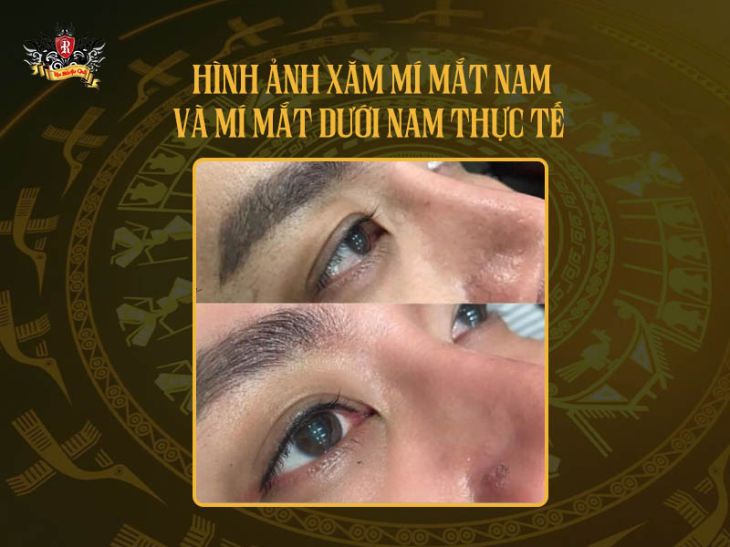 xăm mí mắt nam tự nhiên giúp đôi mắt sâu và nam tính hơn