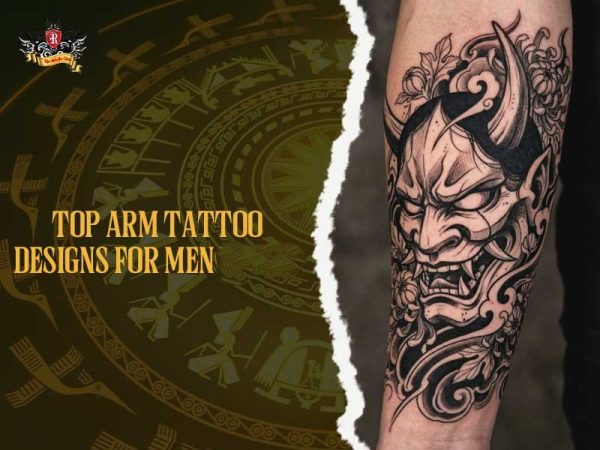 Strong and artistic Arm Tattoo Designs For Men at Rio Tattoo Studio.