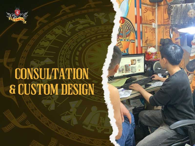 Custom bat tattoo design consultation with award-winning artists at Rio Tattoo Studio.
