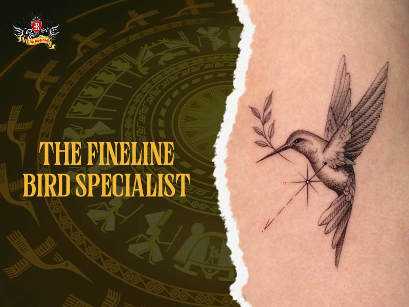 Professional fineline bird tattoos with profound meaning for a unique personal statement at Rio.