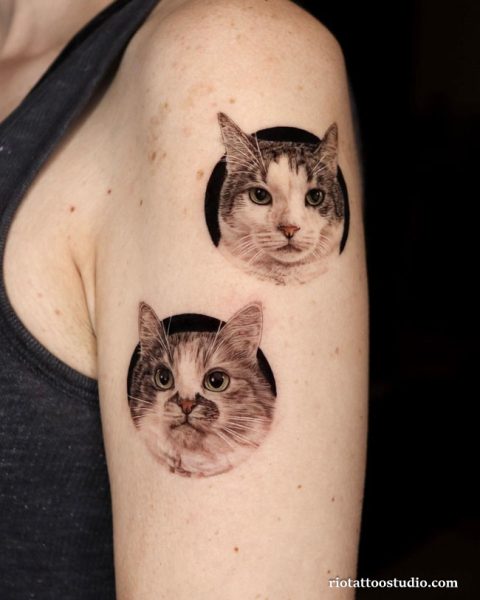150+ Best Cat Tattoo Ideas: Cute and Unique Designs 2 - Rio Tattoo Studio
