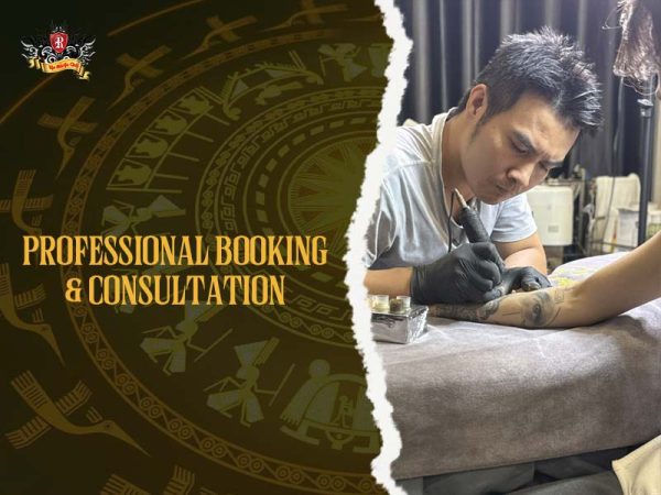 Rio Tattoo Studio Hanoi professional booking consultation artist inking, men's chest tattoo studio