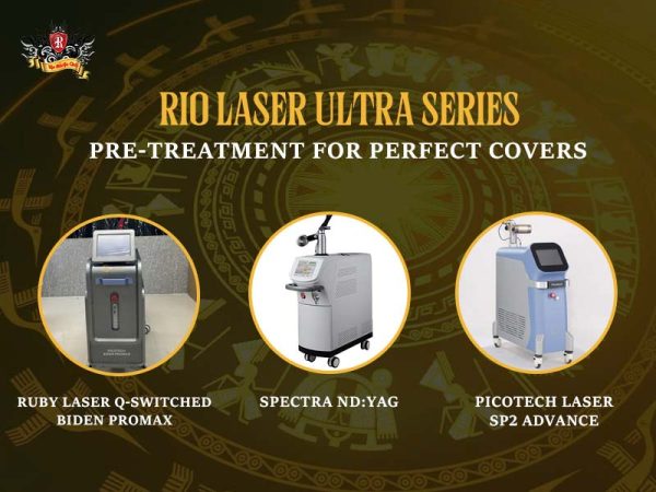 Cover up for tattoo laser pre-treatment machines Ruby Spectra Picotech Rio, advanced cover up tattoo