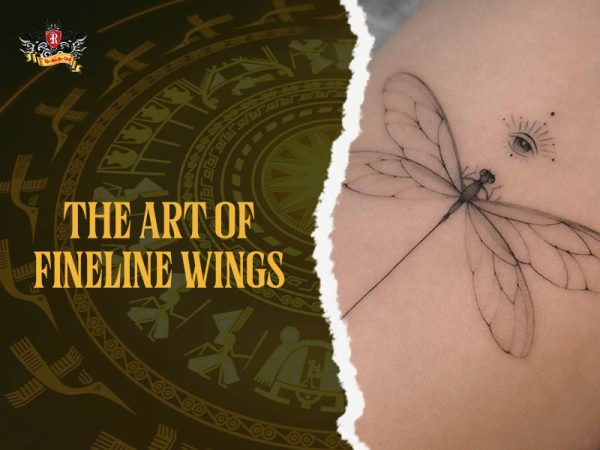 Fineline dragonfly wings eye detail skin tattoo delicate, artistic dragonfly tattoo