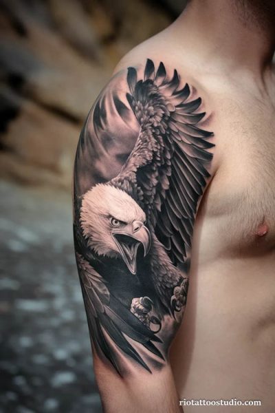 100+ Best Eagle Tattoo Ideas: Symbols of Power and Freedom 1 - Rio Tattoo Studio