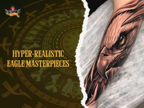 Meaning of eagle tattoo and the delicate specialty of fineline tattoos.