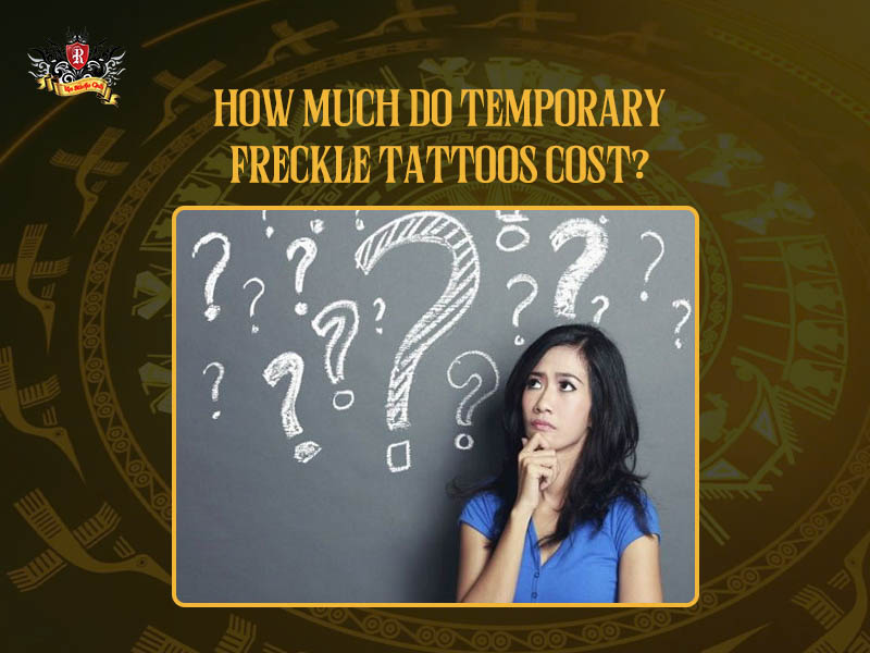 A clear price list or a professional consultation scene regarding the cost of high-quality freckle tattoos at Rio Tattoo Studio.