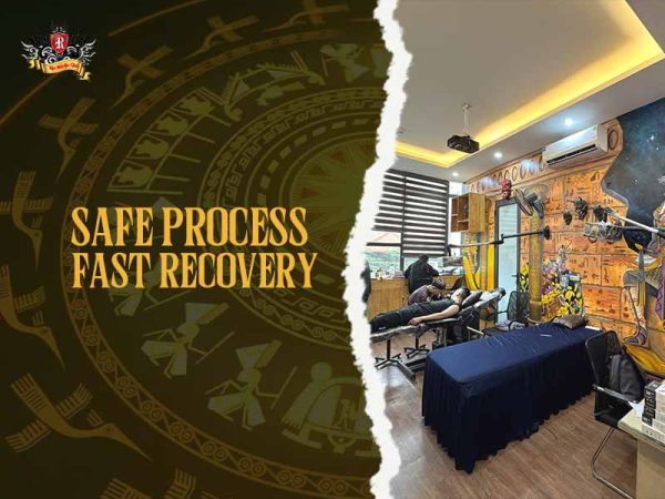 Rio Tattoo Studio Hanoi interior safe healing fast recovery setup, tattoo recovery timeline