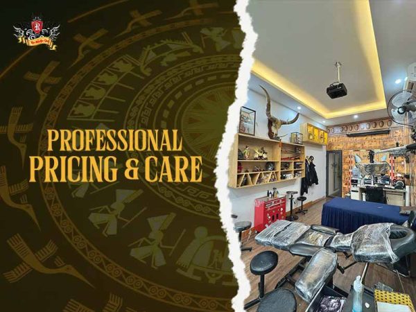 Rio Tattoo Studio Hanoi professional pricing care interior, tattoo aftercare healing