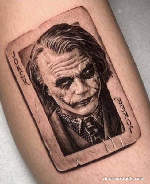 100+ Joker Tattoos Inspirations: The Art of the Joker - Rio Tattoo Studio