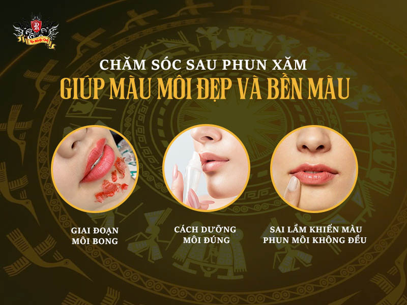 Màu môi đẹp - Bảng màu phun môi tự nhiên đẹp nhất hiện nay - Rio Tattoo Studio