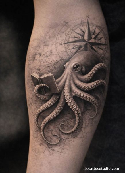100+ Best Octopus Tattoo Ideas: Symbols of Intelligence 1 - Rio Tattoo Studio