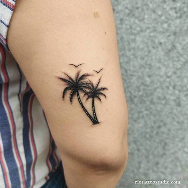 100+ Best Palm Tree Tattoo Ideas: Tropical Escape Symbols 1 - Rio Tattoo Studio