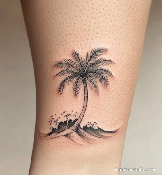 100+ Best Palm Tree Tattoo Ideas: Tropical Escape Symbols 3 - Rio Tattoo Studio
