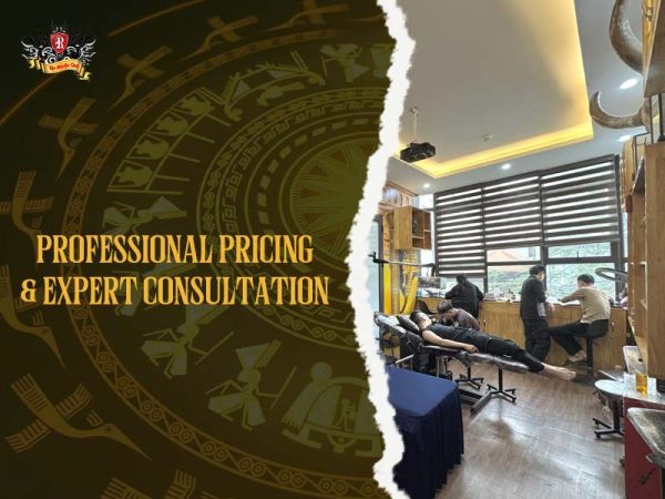Palm tree tattoo studio interior professional consultation Hanoi, Rio Tattoo Studio