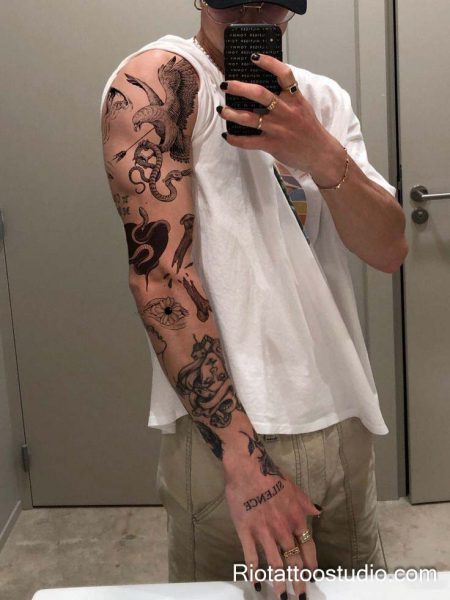 100+ Best Patchwork Tattoo Ideas: Bold Styles for 2026 - Rio Tattoo Studio