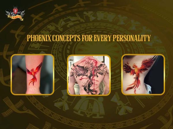 Phoenix tattoo ideas small ankle large back colorful neck, rebirth phoenix tattoo concepts