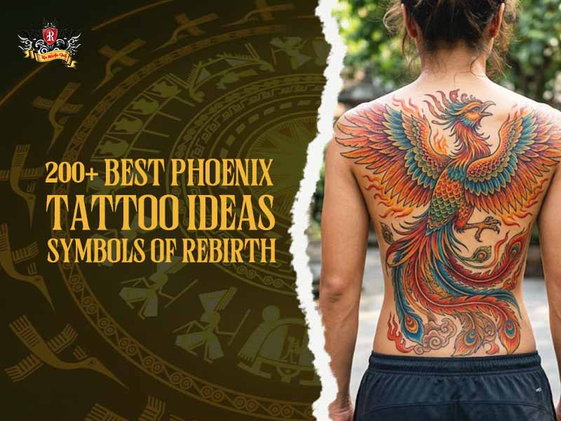 Phoenix tattoo large colorful full back piece rebirth, epic phoenix tattoo ideas