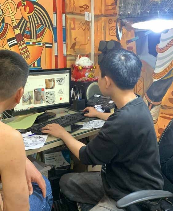 Safe UV ink tones and professional artists for Rave Tattoos at Rio Studio.