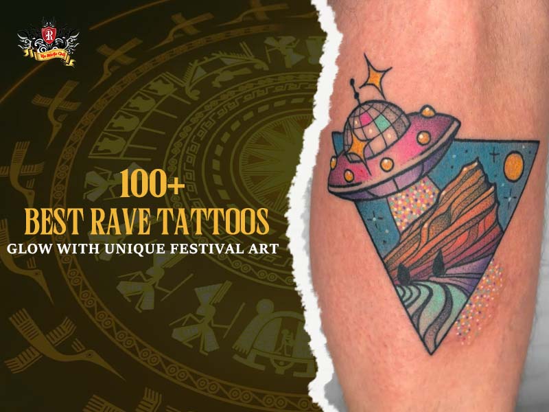 Best Rave Tattoos with unique neon glow festival art at Rio Tattoo Studio.