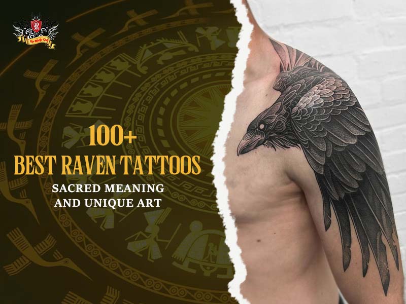Best Raven Tattoo designs with sacred meaning and unique art at Rio Tattoo Studio.