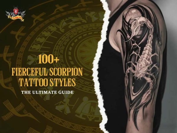 Meaning of scorpion tattoo on the shoulder for men.