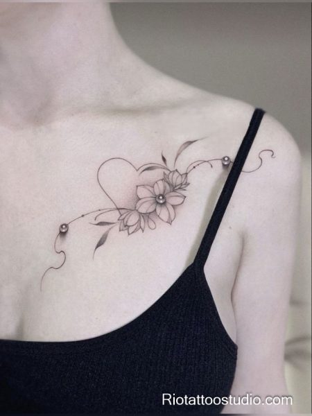 Meaning of shoulder tattoo and the delicate specialty of fineline tattoos.