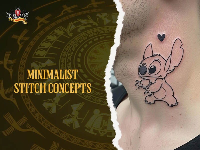 Minimalist and small stitches tattoo for a subtle touch at Rio Tattoo Studio.
