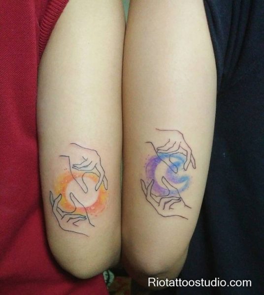100+ Best Sun and Moon Tattoo Ideas: Sacred Harmony 3 - Rio Tattoo Studio
