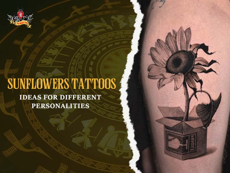 sunflowers tattoos ideas with minimalist and bold sunflower tattoo designs for different personalities